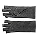 Produktbild JOYKK 1 Paar Unisex Hände Arthritis Handschuhe Fingerlose Halbfinger Kompression Durchblutung Griff Handgelenklänge Handschuhe Schmerzlinderung - Grau - M