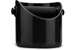 Dreamfarm Grindenstèin Sturdy, Compact, Modern Space-Saving Espresso Coffee Grind Knock Box - Black
