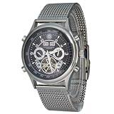 Constantin Durmont Herren-Armbanduhr Lafitte CD-LAFI-AT-STM-STST-BK