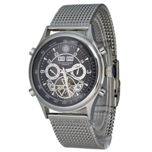 Constantin Durmont Herren-Armbanduhr Lafitte CD-LAFI-AT-STM-STST-BK Constantin Durmont Herren-Armbanduhr Lafitte CD-LAFI-AT-STM-STST-BK