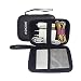 Produktbild QICENT Stoßsichere 2,5 Zoll Festplattentasche von Externe Festplatte Schutztasche Tasche für 2.5 Zoll Festplatte und SSD (Tasche mit Kabelfach, Innenmaß: 13,5 x 9 x 2 cm )