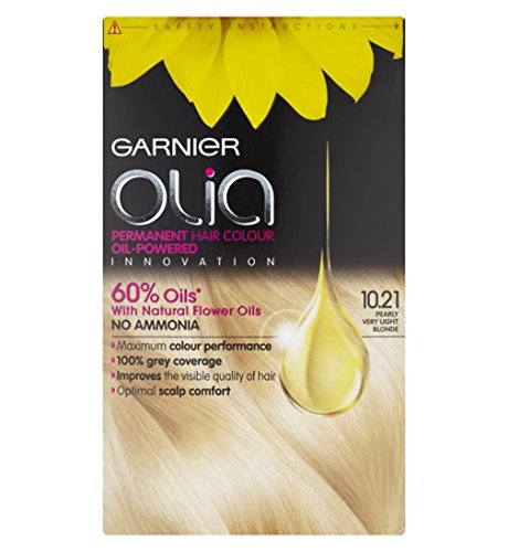 Garnier Olia Permanent Hair Colour Number 10.21, Pearly Very Light Blonde