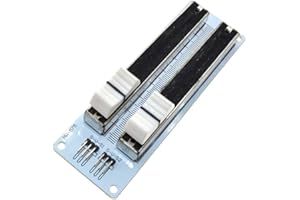 DollaTek Modulo lineare di potenziometro lineare Scorrevole a Doppia Fila di Blocchi elettronici 10K per Miscelatore lineare Arduino