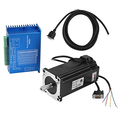 Preisvergleich Produktbild HSS86 Hybrid Servo Treiber + NEMA34 Closed-Loop High Speed Stepper Servomotor 12N. M 0 ~ 3000 RPM für CNC Router Gravur Fräsmaschine