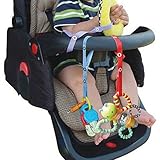 SwirlColor 5X New Schnabel Pal No Drop-Babyflasche Toy Schnabeltasse-Halter-Bügel für Kinderwagen - 2