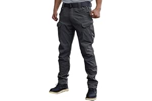WINKEEY Pantaloni da Lavoro Uomo, Pantaloni Tuta Uomo, Pantaloni Primavera Autunno, Pantaloni Mimetici Multi Tasca, Pantaloni Trekking Uomo