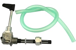 SEBA.RICAMBI Rubinetto Serbatoio Benzina On Off Riserva + 50 cm Tubo per Ciclomotore Si Tutti i Modelli