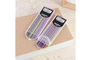 OTNE 12 minas de 2,0 mm con estuche, minas de colores de recambio para portaminas, para dibujar, escribir, manualidades, bocetos de arte, trabajos de carpintero