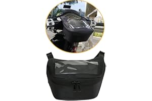 QIDIAN Motorcycle Waterproof Front Luggage Saddlebags Handlebar Storage Tool Bag for Sprint Primavera GTS GTV LX S 125 200 250 300 150 GPS Earphone Backpack