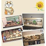 tfxwerws Pet Spielzeug Hamster Schildkröte Guinea Pig Igel Living Holz Zaun Weiche Leiter