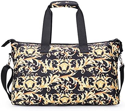 Travel Messenger Bag CLEAVER Wheels Oxford Fabric Cross Body Bag for Men Women Travel Sports Bag Shoulder Bag Handbag, Floral, One Size