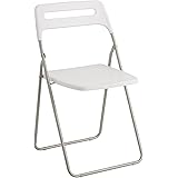 Baroni Home Sedia Pieghevole Salvaspazio, Sedia da Pranzo per Interno ed Esterno con Struttura in Acciaio, 42x38x78 cm (1 Pez