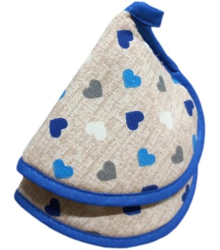 Sottopentola Rotondo In Cotone Fatto A Mano, 20x20x6 Cm, Per Piatti Caldi E Decorazione Cucina, Lavabile, Colore Grigio