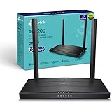 TP-Link Archer VR400 Modem Router Wi-Fi Dual-Band AC1200Mbps, VDSL2 Profilo 17a, VDSL/FTTC/FTTS/ADSL, 4 Porte Gigabit, 1 USB,