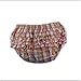 Bébé Bloomer - Culotte de bébé, culotte, arrière Pompe froncée, Orange/Rose/Vert, Boy/Girl, Taille L, 18-24 mois, 100% coton
