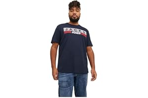 JACK & JONES Male T-Shirt Plus Size Logo T-Shirt