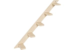 QLS Échelle pour chat à 5 marches, 1 m, montage mural (marches pour chat)