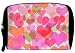 Snoogg Multiple Hearts Designer Travel Buddy Toiletry Bag / Bag Organizer / Vanity Pouch RS.245.00