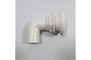 Osculati Plastic Skin Fitting 90 Degree Elbow - 1 1/2"