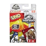 Recomendado para cada edad Mattel Games UNO Jurassic World, juego de cartas (Mattel FLK66)