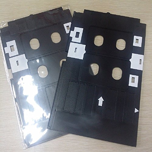 ALOCH Black PVC ID Card Tray for Epson L-800,L-805,L810,R-260,R-280,R290,T-50,T-60,P-50 Inkjet Printer ID CARD TRAY SET 2