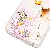 Crisant Hübsches Muster Drucken Design weich Silikon TPU schutzhülle Hülle für LG X Power 2,Premium Handy Tasche Schutz Case Cover transparent Crystal Bumper Schale für LG X Power 2 - 