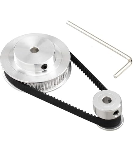 2x XL 12T Timing Belt Pulley Wheels – 8mm Bore For 10mm Wide Belt