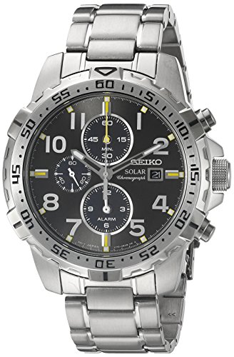 Seiko Gents Solar Chronograph Bracelet Watch Seiko Gents Solar Chronograph Bracelet Watch