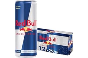 TARANNOVA Red Bull Energy Drink 250ml x Pack of 12 - Premium Energy Boost with Red Bull's Signature Formula
