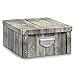 Produktbild Zeller 17868 Aufbewahrungsbox "Wood", Pappe, 40 x 33 x 17 cm