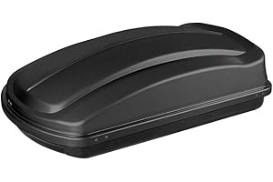 LAMPA Nordrive N60033 Box 333, Dachbox für Autos aus ABS, 333 Liter, schwarz geprägt