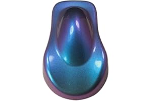 PORFEET Pigmento En Polvo, 10g Coche Camaleón Pigmentos Pintura En Polvo Recubrimiento De Accesorios para Automóviles Decoración Rojo púrpura Azul