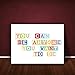 Feel Good Art A4 Deep Box Canvas Nursery Wall Art You Can Be Anyone You Want To Be (30 x 20 x 4 cm, Multicoloured)
