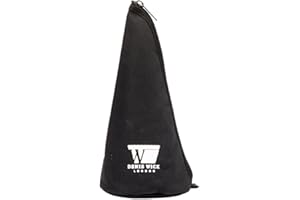 Denis wick Dw-a105 Funda sordina trompa Fabricada con tela resistente, cierre de cremallera rapido. interior forrado y acolchado. adecuada para todas las sordinas de trompa en metal y madera.