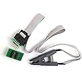 Fasizi SOIC8 SOP8 Test Clip For EEPROM 93CXX / 25CXX / 24CXX in-circuit programming+2 adapters