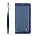 Produktbild RZL Hüllen & Zubehör für Huawei P20 Lite, [Denim Leinwand + PU Leder] Original Premium Flip Folio Wallet Case Cover (Farbe : Marine)