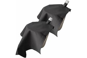 SmartProduct Cravate à Vin - Serviette Vin Champagne ou Champagne avec Ouverture pour Col de Bouteille - Serviette de Vin Absorbante en Coton - Empêche Les Taches Et Les Gouttes De Vin - Lot de 2 -