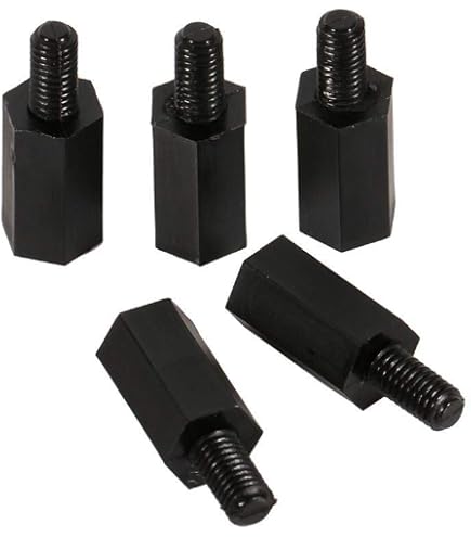50 Entretoises Laiton Hex M4x8mm Femelle à M4x6mm Mâle - Neuf Uxcell