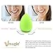 VMAGIC Premium Pro Makeup Sponges Beauty Sponge Blender for Flawless, Applicator, Highlight and Foundation (Lemon Green)