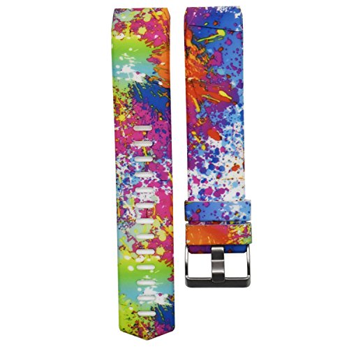 Yincol Smart Fitbit Charge 2 Armband Ersatz Replacement band + Anti-Kratz Anti-Luftblasen Kristall zu Schützen Schutzfolie for Fitbit Charge 2 wristband(No Tracker) 6.7-8.1 Inch (170mm-206mm)
