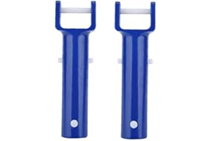 RAINBEAM Pool V Tête Poignée Pool Broason Poignée Piscine V Picture Poignée Poignée de remplacement Accessoire Bleu 2pcs Piscine Accessoires