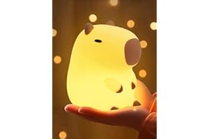 ‎YUANDIAN YuanDian Capybara Nachtlicht, Süßes Capybara Lampe mit Touch-Steuerung, Dimmbar und Wiederaufladbar, für Kinderzimmer, Nachttischlampe für Frauen, Teenager, Mädchen, Babies