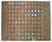 Produktbild build-yours Wordclock 50x40 cm leuchtet rostigen Stahl Look