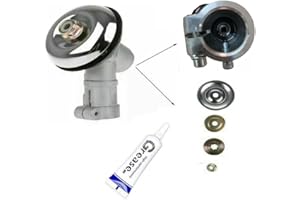 MAGISHOP Coppia conica 5x5 mm Quadro x Asta Ø 26mm testina decespugliatore universale + Grasso