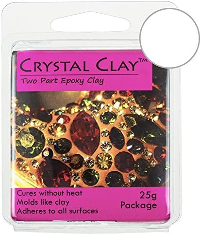 Crystal Clay Two Part Epoxy White Jewellery Making 25g