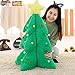 Produktbild HUAIX Home LED Glow Weihnachtsbaum Plüsch Spielzeug Nachtlicht mit Musik Kissen