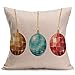 Produktbild Kissenbezug BtruelyCushion Cover 45x45 Frohe Weihnachten Leinen Kissenbezüge Sofa Dekoration (B)