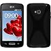 Produktbild PhoneNatic Case für LG L50 Hülle Silikon schwarz X-Style + 2 Schutzfolien