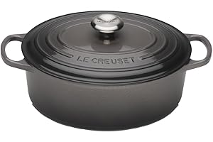 Le Creuset Casseruola Evolution in Ghisa con Coperchio, diameter 27 cm, Grigio Flint, 21178274442430