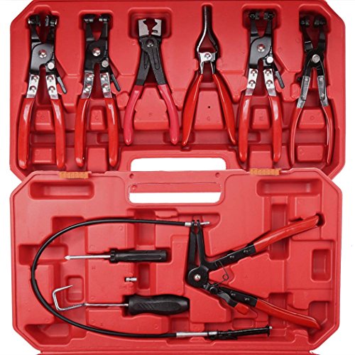 Preisvergleich Produktbild Homdox 9-tlg Zangensatz im Tragekoffer